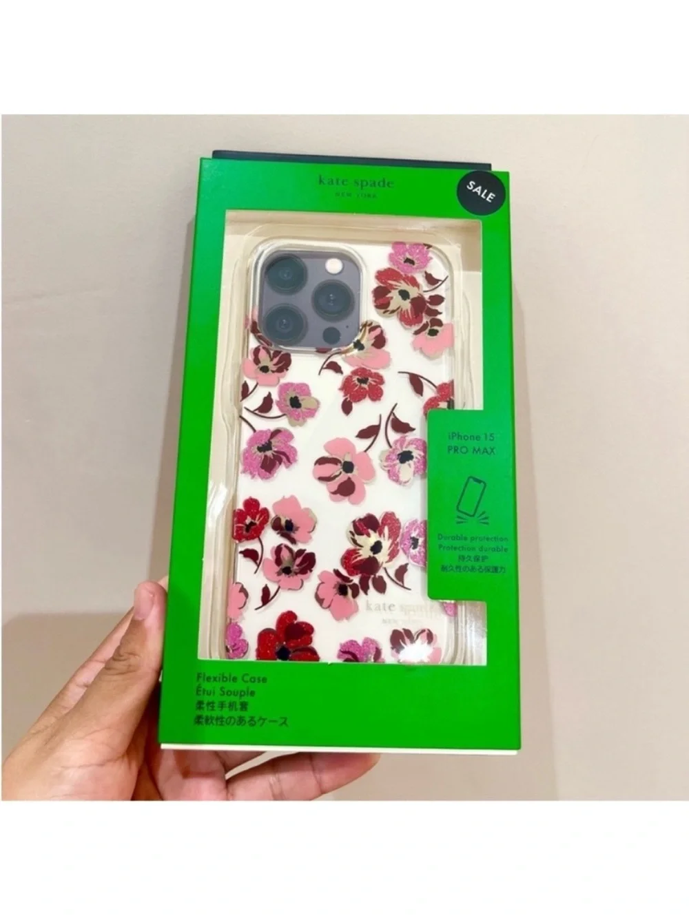 Kate Spade Fall Poppies iPhone 15 Pro Max Case